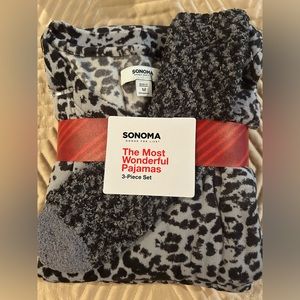 Sonoma pajama set The Most Wonderful Set 3 pc set New Medium